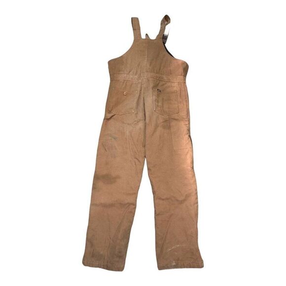 Key Imperial Work Construction Tan Cotton LL Overalls with Polyester Lining READ - Picture 12 of 12